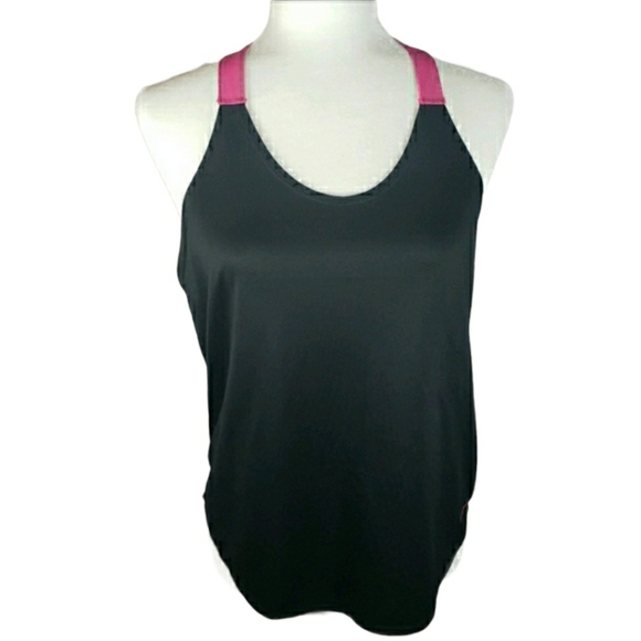 NIKE Dri-Fit Sleeveless Workout Tank Black Size M - Picture 3 of 8